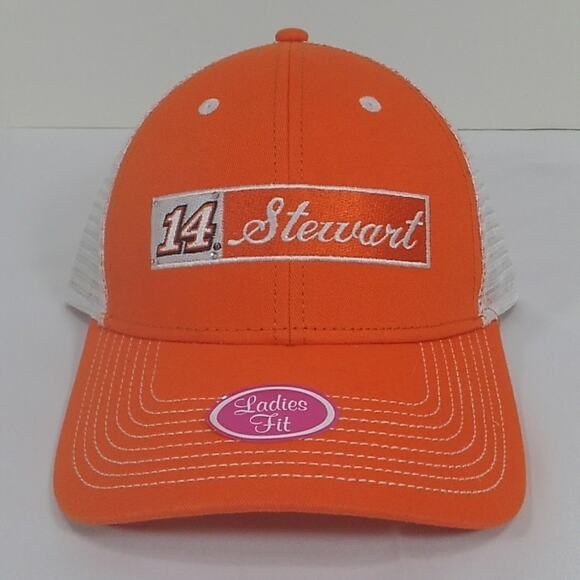 NWT Tony Stewart #14 NASCAR Mesh Snap-back Hat Bass Pro Shops Embroidered - Picture 1 of 6